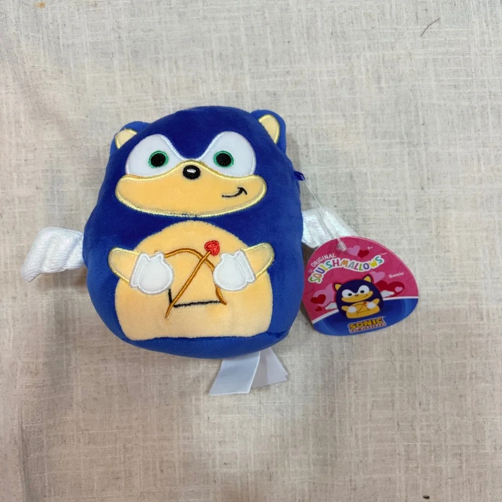 Squishmallows Sonic the Hedgehog Cupid Valentine Angel Wings Plush 5 inch NWT
